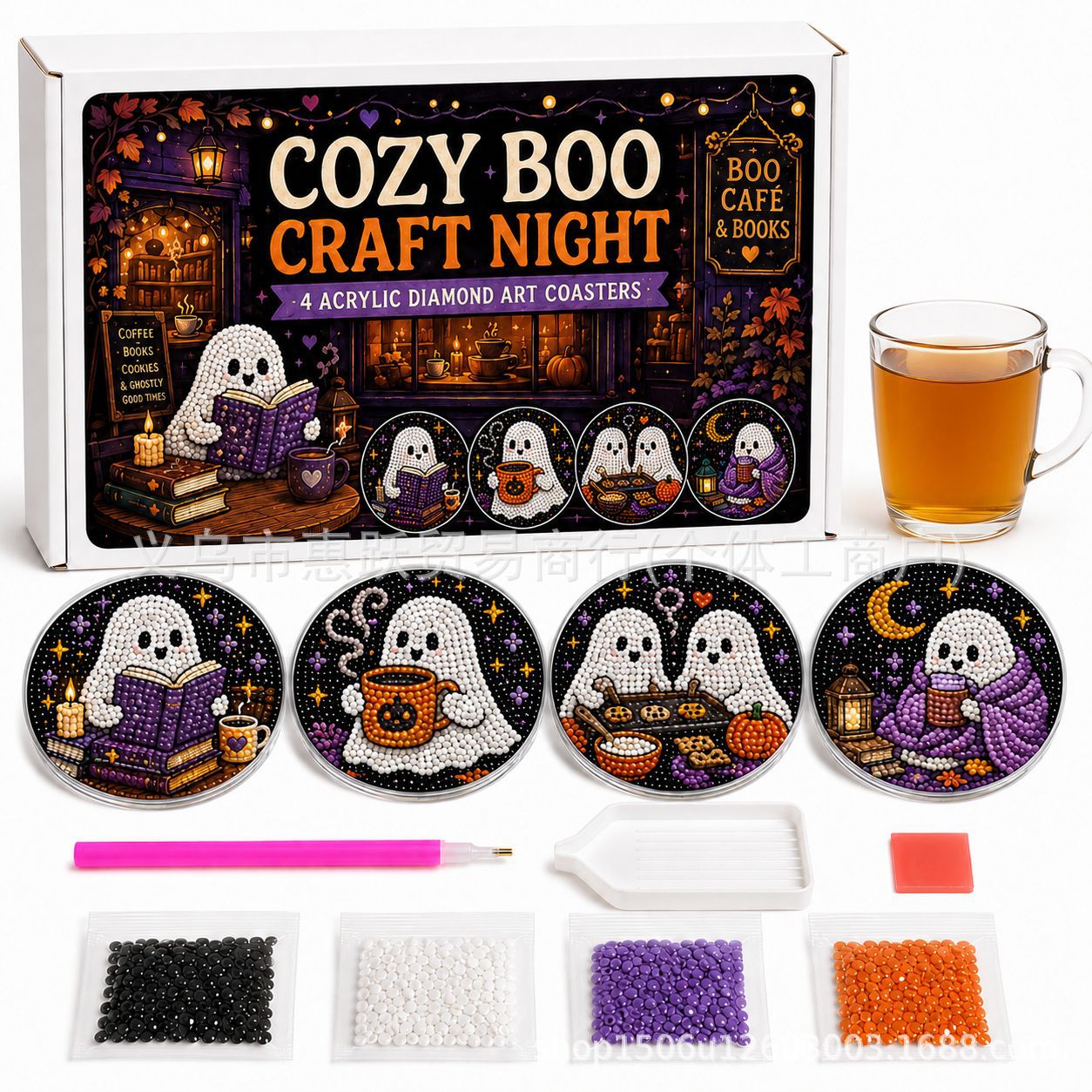 Kit de Porta-Copos de Arte com - Art Craft Kit avaliação e preço
