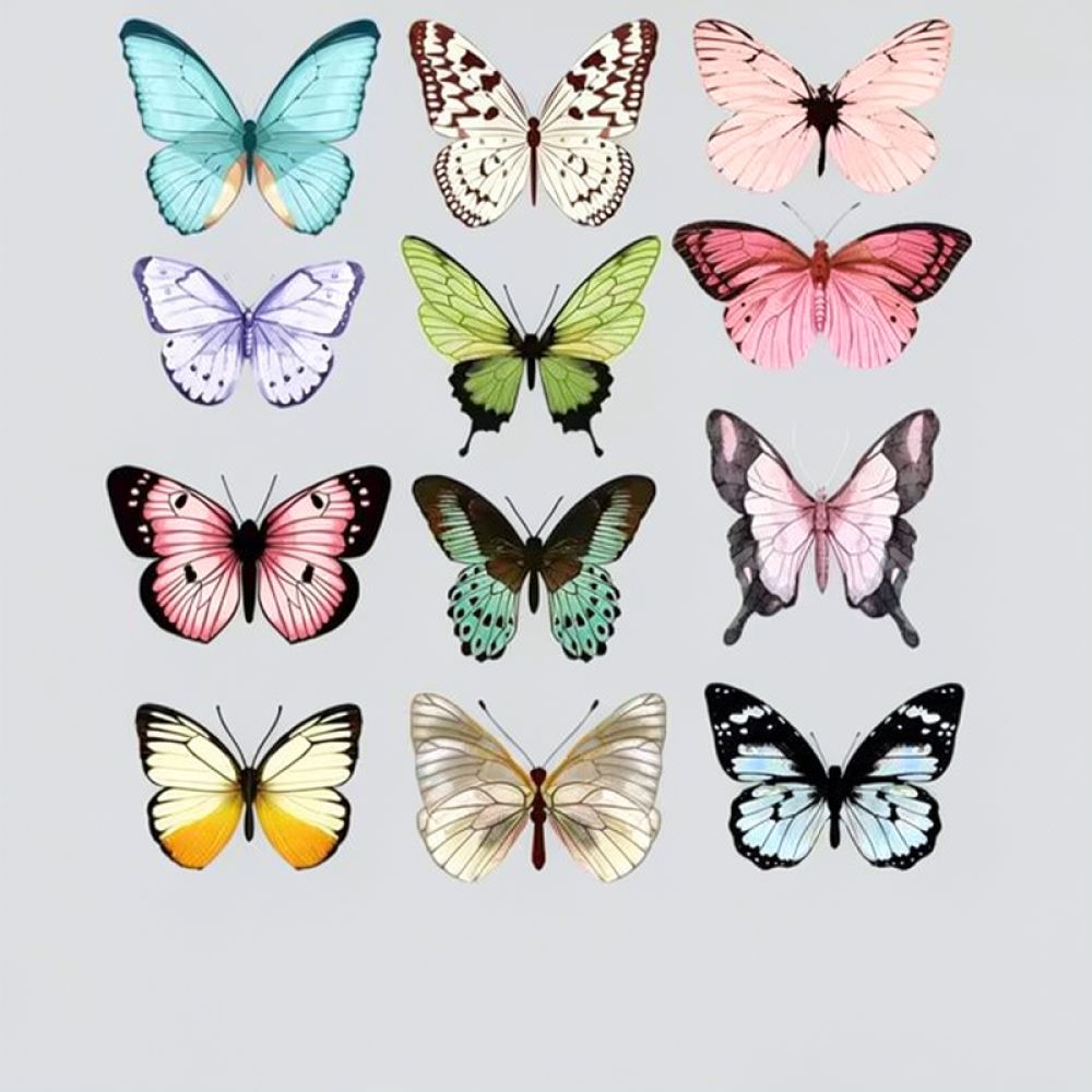 Adesivos de parede 3D em PVC c - Art And Craft For Nursery avaliação e preço