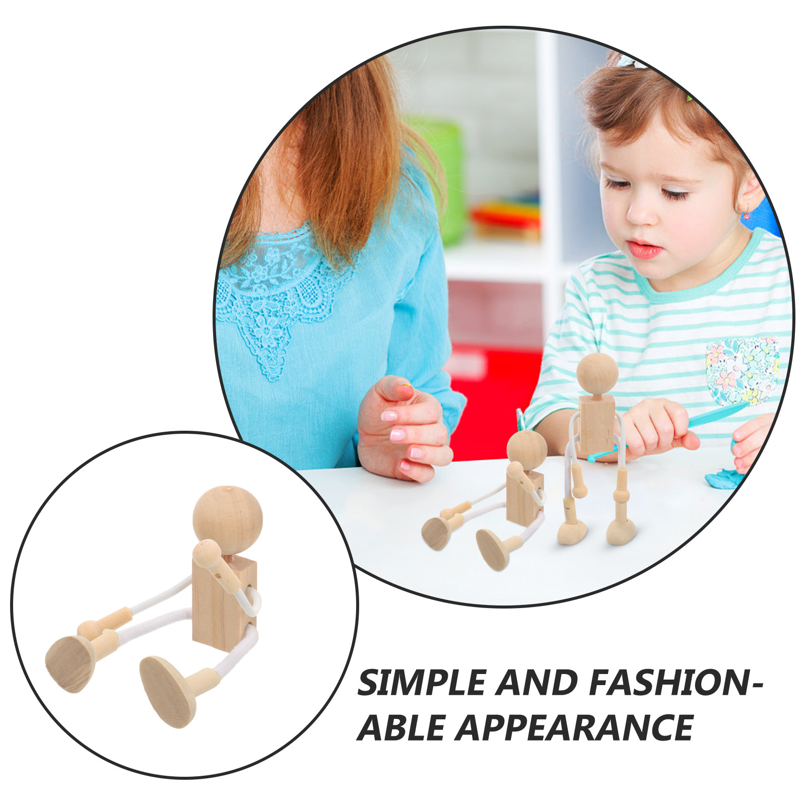 Kit de 4 Figuras de Madeira Fe - Art Craft Kit avaliação e preço