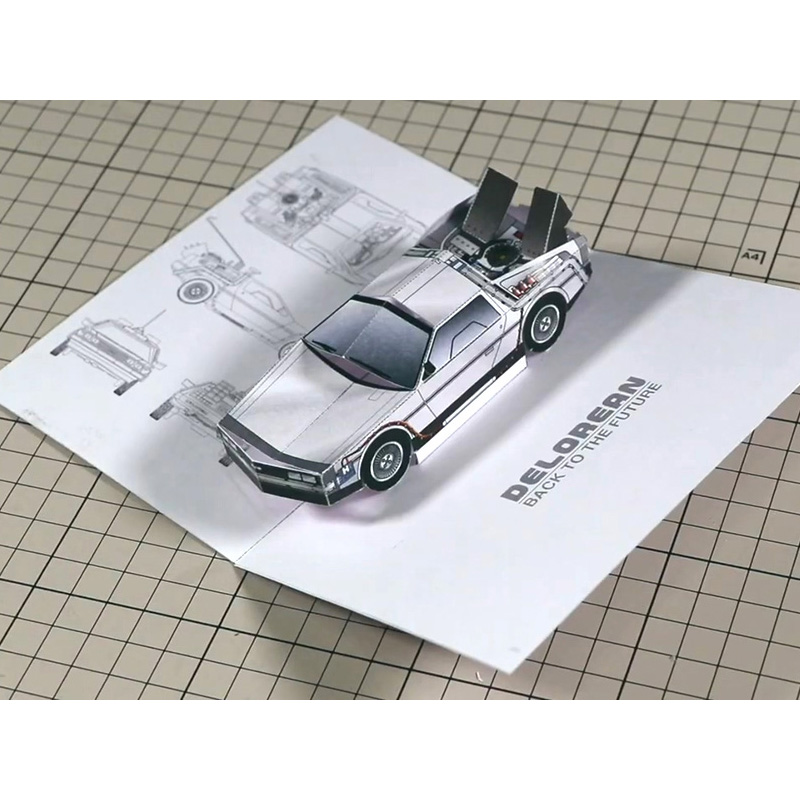 De volta para o futuro cartão  - Art Craft Cardboard avaliação e preço