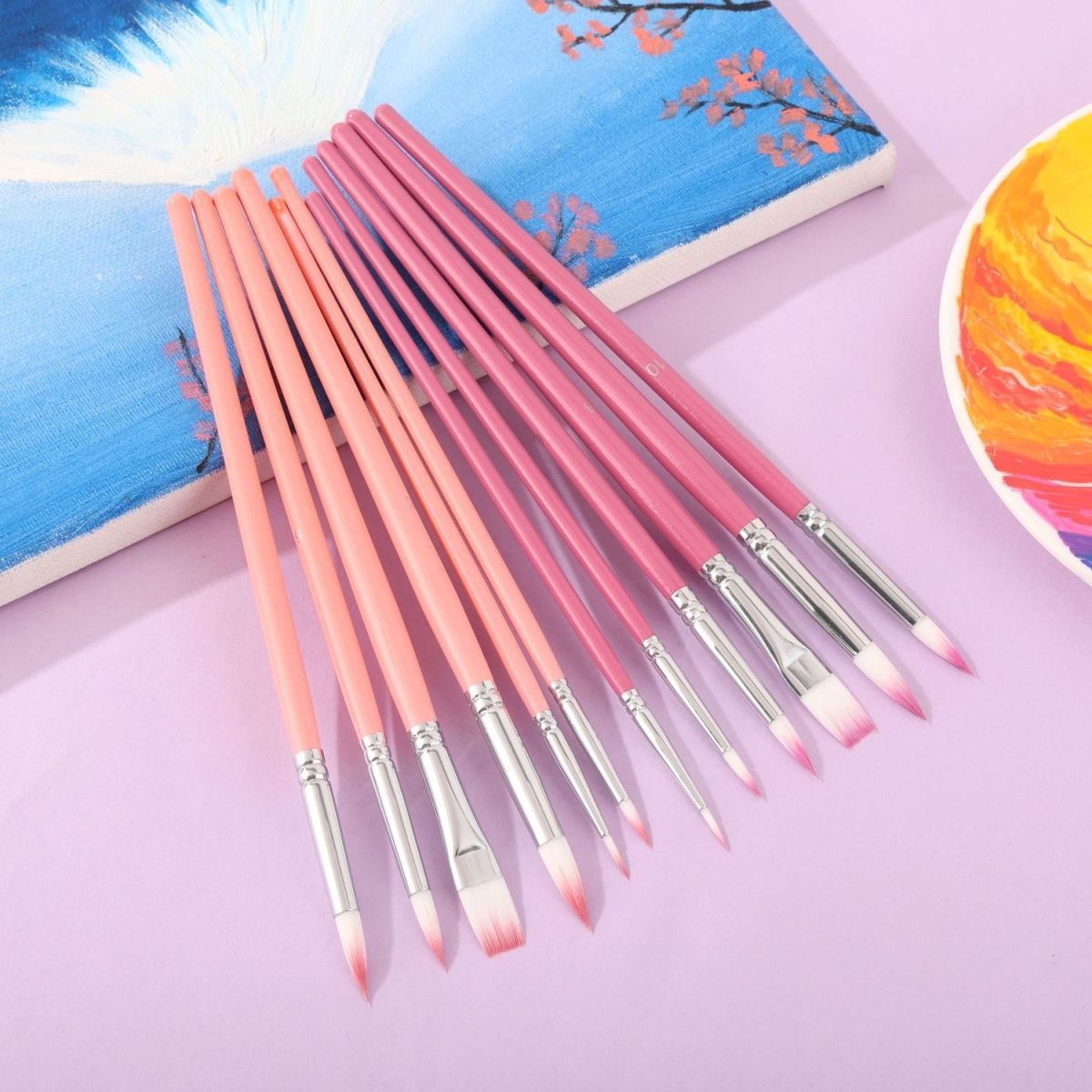 Conjunto de 6 Pincéis de Nylon - Gouache Paint Set avaliação e preço