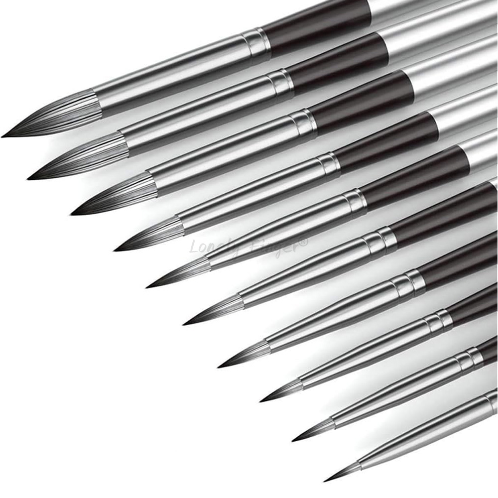 Conjunto de pincéis redondos p - Gouache Paint Set avaliação e preço