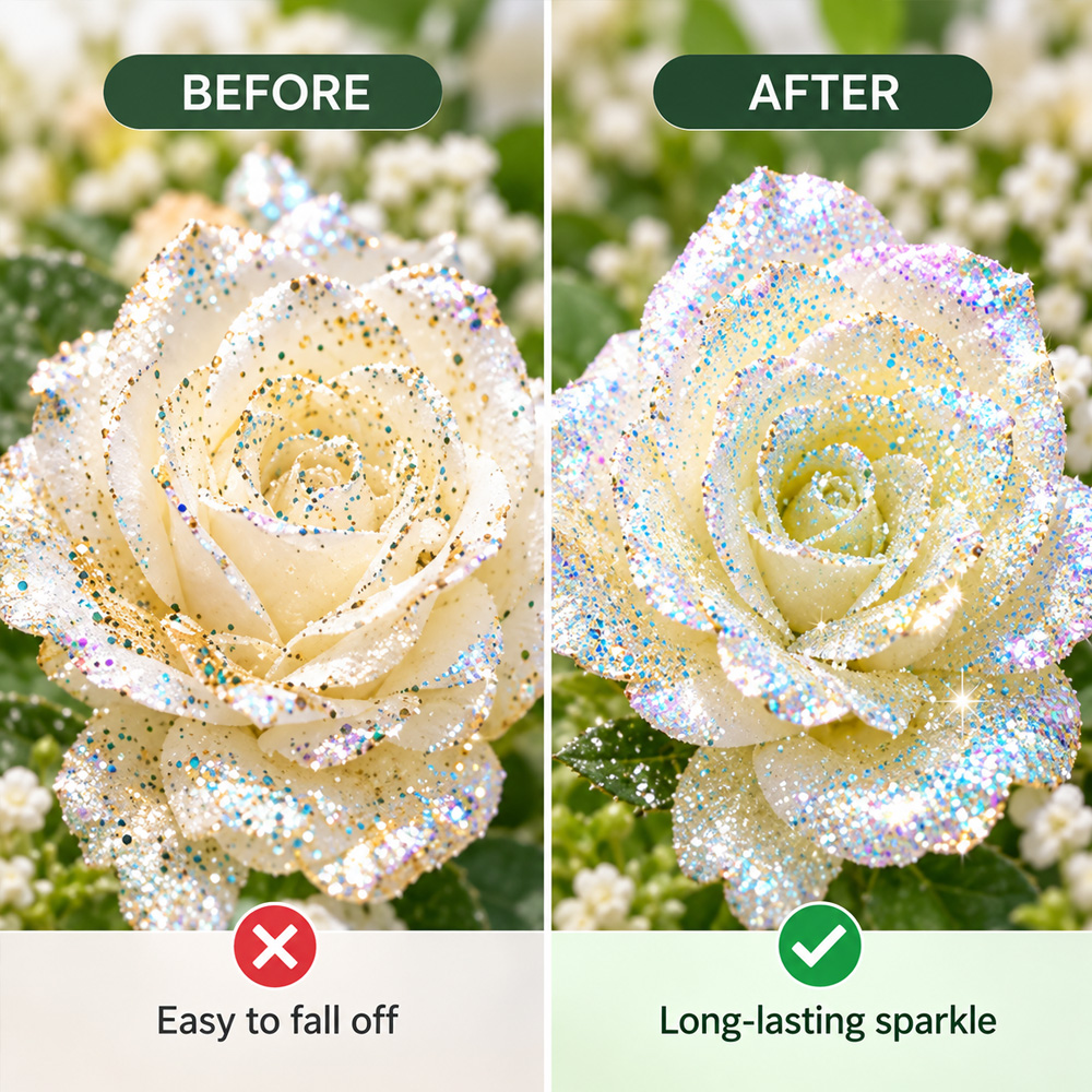 Kit de spray de glitter floral - Art Craft Kit avaliação e preço