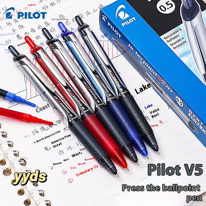 Canetas de gel piloto precisas - Pilot Pen V5 avaliação e preço